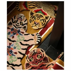Clearance Tapis tigre Babul Bombay en laine | Enfant Tapis|Tapis Enfant