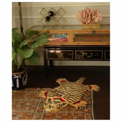 Clearance Tapis tigre Babul Bombay en laine | Enfant Tapis|Tapis Enfant