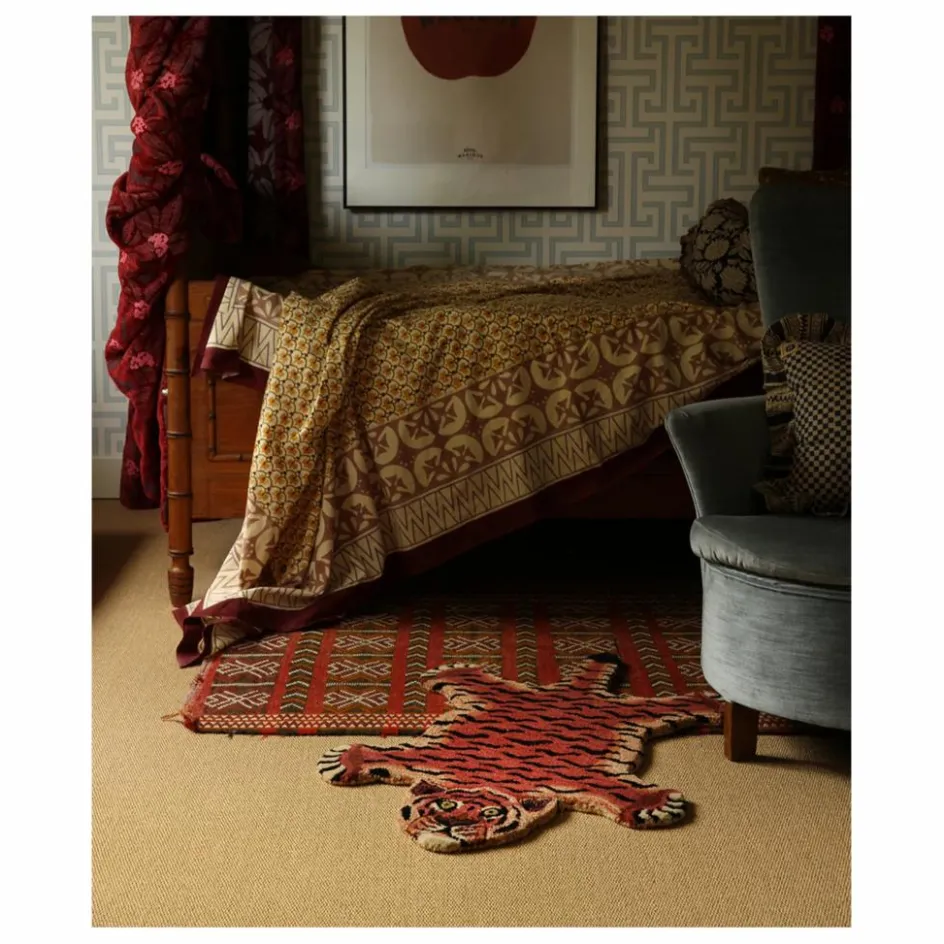 Hot Tapis tigre Tula Wise en laine | Enfant Tapis|Tapis Enfant