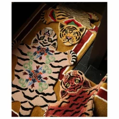 Hot Tapis tigre Tula Wise en laine | Enfant Tapis|Tapis Enfant