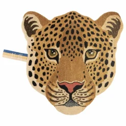 Online Tapis tête de léopard en laine Himani | Enfant Tapis|Tapis Enfant
