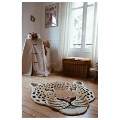 Online Tapis tête de léopard en laine Himani | Enfant Tapis|Tapis Enfant