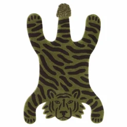Ferm Living Kids Tapis tufté Safari Tigre 160x120 cm ||Enfant Tapis|Tapis Enfant