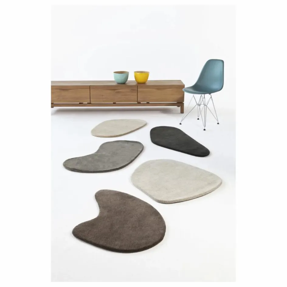 Hot Nanimarquina Tapis tufté Stone, Diego Fortunato | Ecru