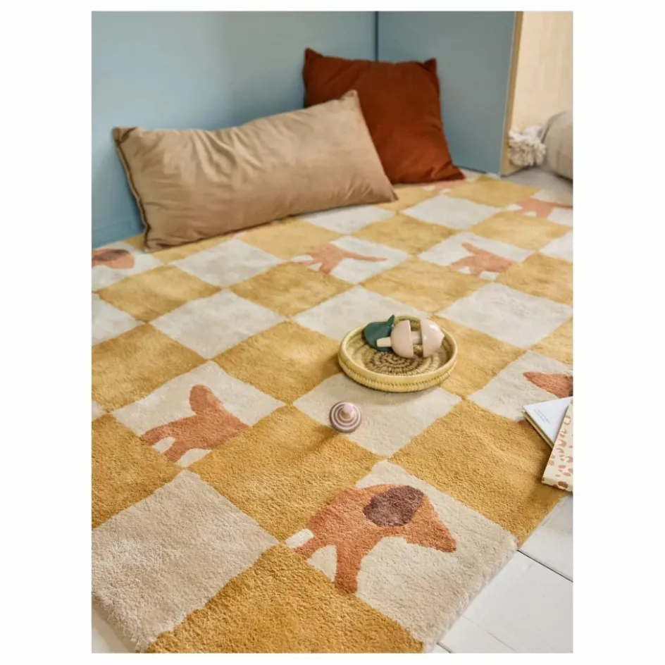 Enfant Bleuu-studio Tapis|Tapis Enfant*Tapis Walter Damier |