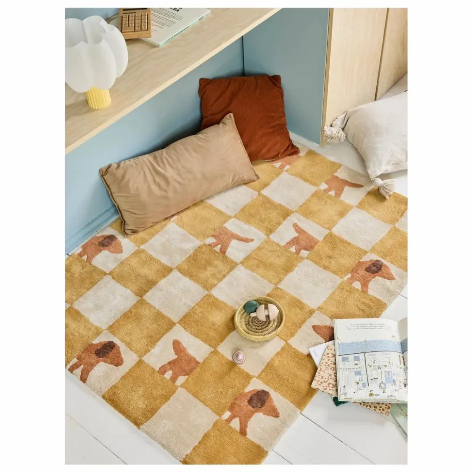 Enfant Bleuu-studio Tapis|Tapis Enfant*Tapis Walter Damier |