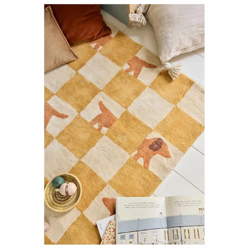 Enfant Bleuu-studio Tapis|Tapis Enfant*Tapis Walter Damier |