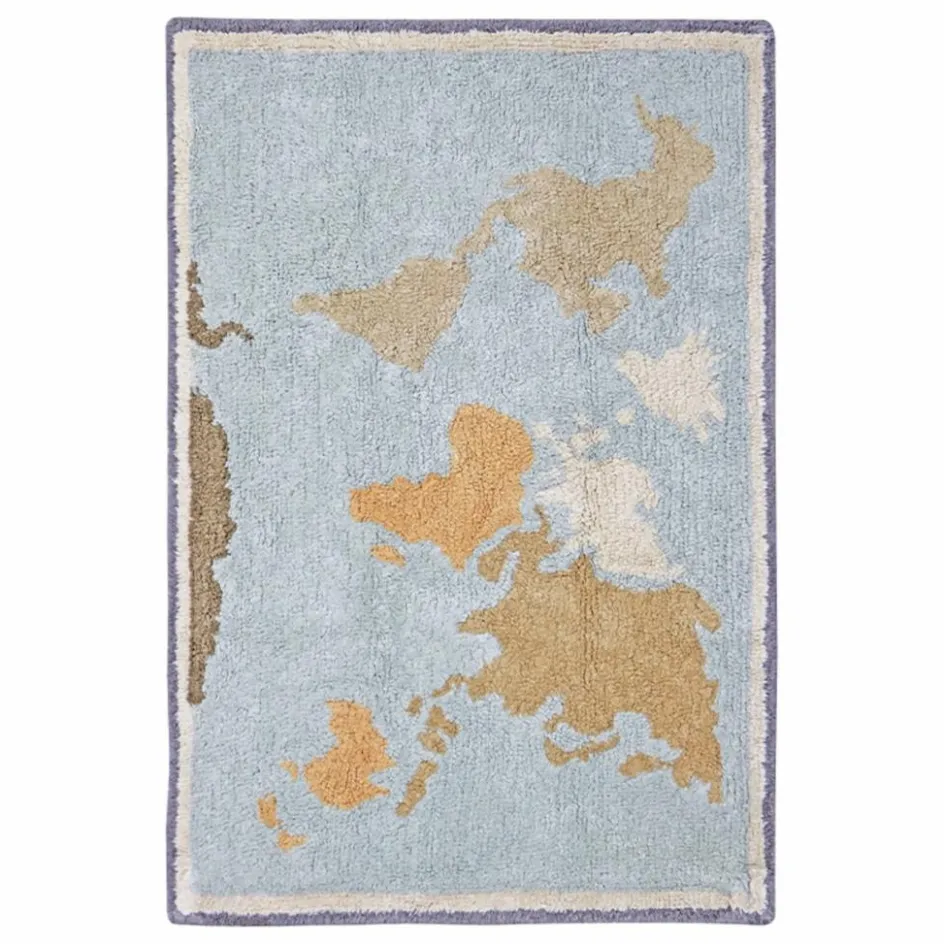 Lorena Canals Tapis World map|Enfant Tapis|Tapis Enfant