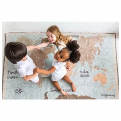 Lorena Canals Tapis World map|Enfant Tapis|Tapis Enfant