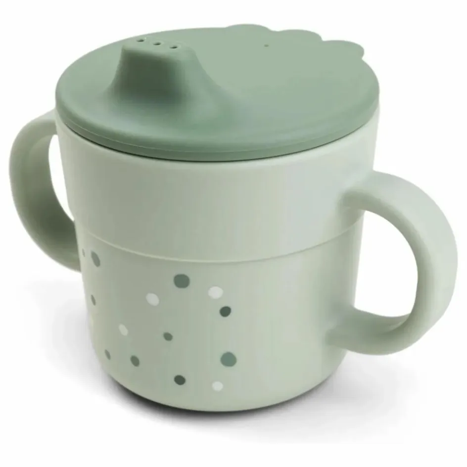 Done by deer Tasse d'apprentissage Happy Dots | Vert