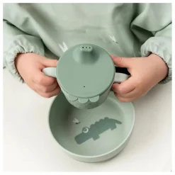 Done by deer Tasse d'apprentissage Happy Dots | Vert