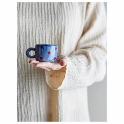 Discount Bloomingville Mini Tasse en céramique Nini | Bleu