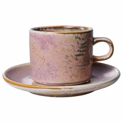 HKliving Tasse et soucoupe Chef Ceramics en porcelaine || Art De La Table