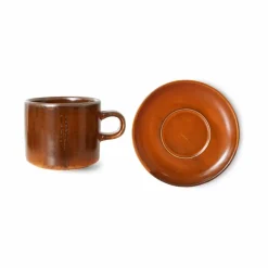 HKliving Tasse et soucoupe Chef ceramics || Art De La Table