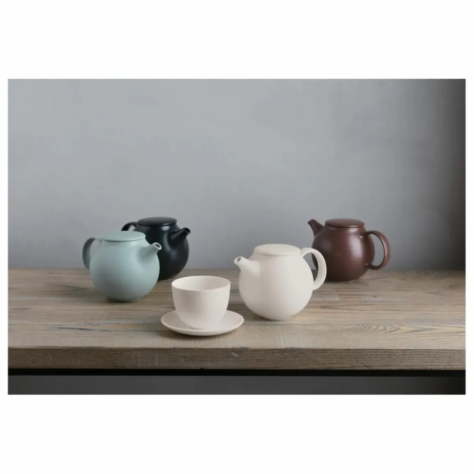 Kinto Tasse et soucoupe Pebble en porcelaine || Art De La Table