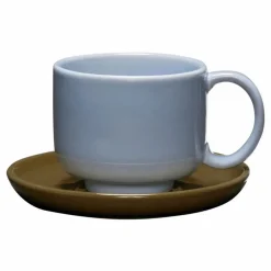 New Hübsch Tasse et sous-tasse Amare | Bleu Clair