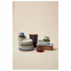 New Hübsch Tasse et sous-tasse Amare | Bleu Clair