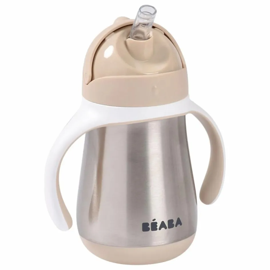 Béaba Tasse paille en inox || Tasses Et Gobelets D'Apprentissage|Premiers Repas