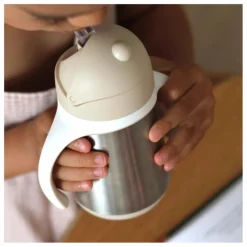 Béaba Tasse paille en inox || Tasses Et Gobelets D'Apprentissage|Premiers Repas