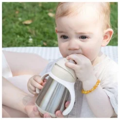Béaba Tasse paille en inox || Tasses Et Gobelets D'Apprentissage|Premiers Repas