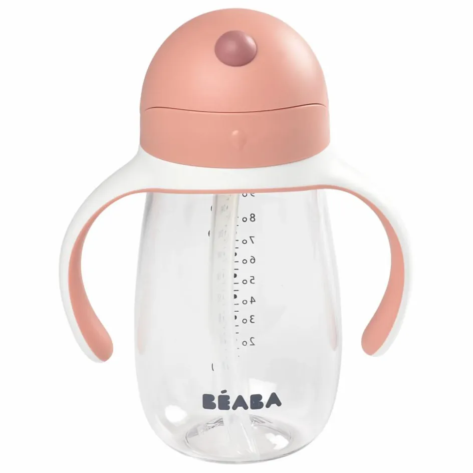 Béaba Tasse paille-300 ml | Vieux Rose