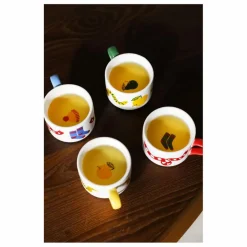 Discount &Klevering Tasses Haines - Set de 4 Multicolore