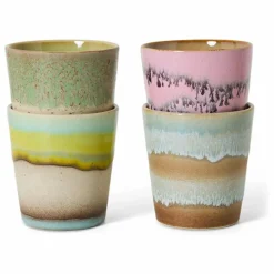 HKliving Art De La Table*Tasses Pop Art - Set de 4