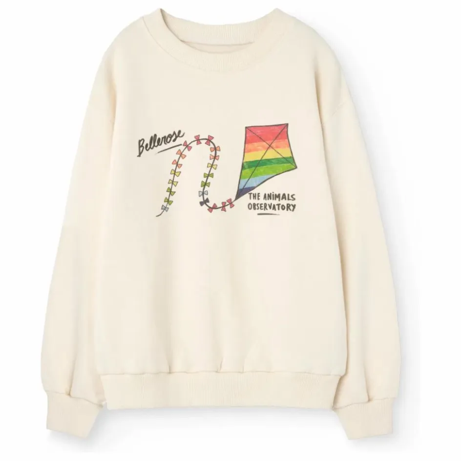 Clearance The Animals Observatory X Bellerose - Sweat Carabe Coton Bio | Ecru