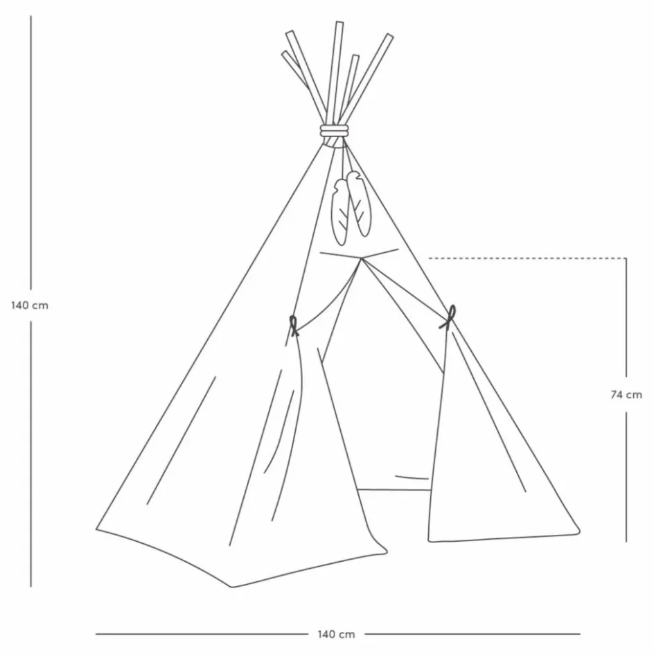 Clearance Nobodinoz Tipi Nevada | Rouge
