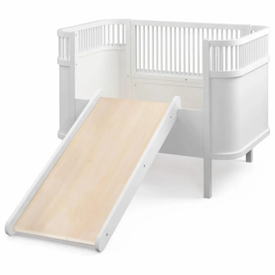 New Sebra Toboggan pour lit 2 en 1 | Blanc
