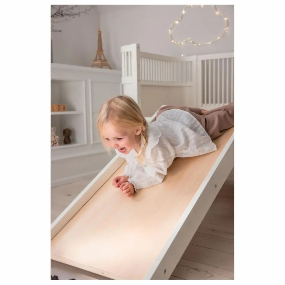 New Sebra Toboggan pour lit 2 en 1 | Blanc