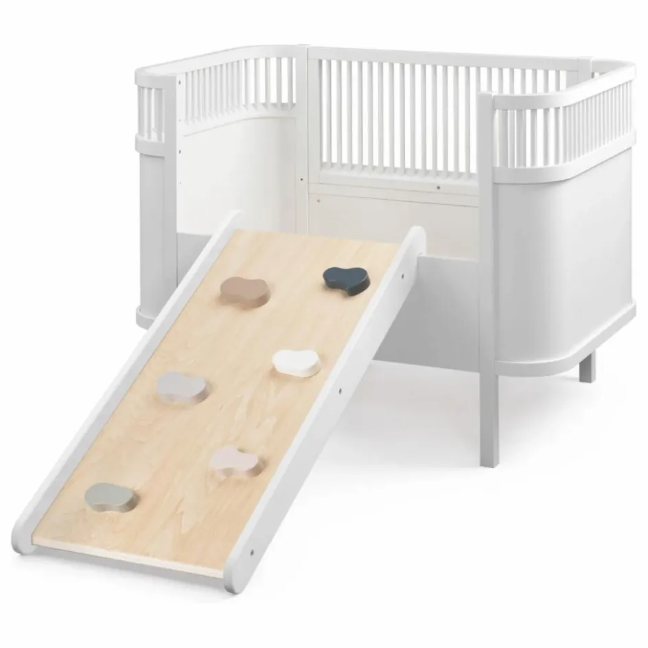 New Sebra Toboggan pour lit 2 en 1 | Blanc