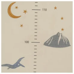 Konges Sløjd Toise Dino en coton bio|Enfant Décoration Murale|Cadeau De Naissance