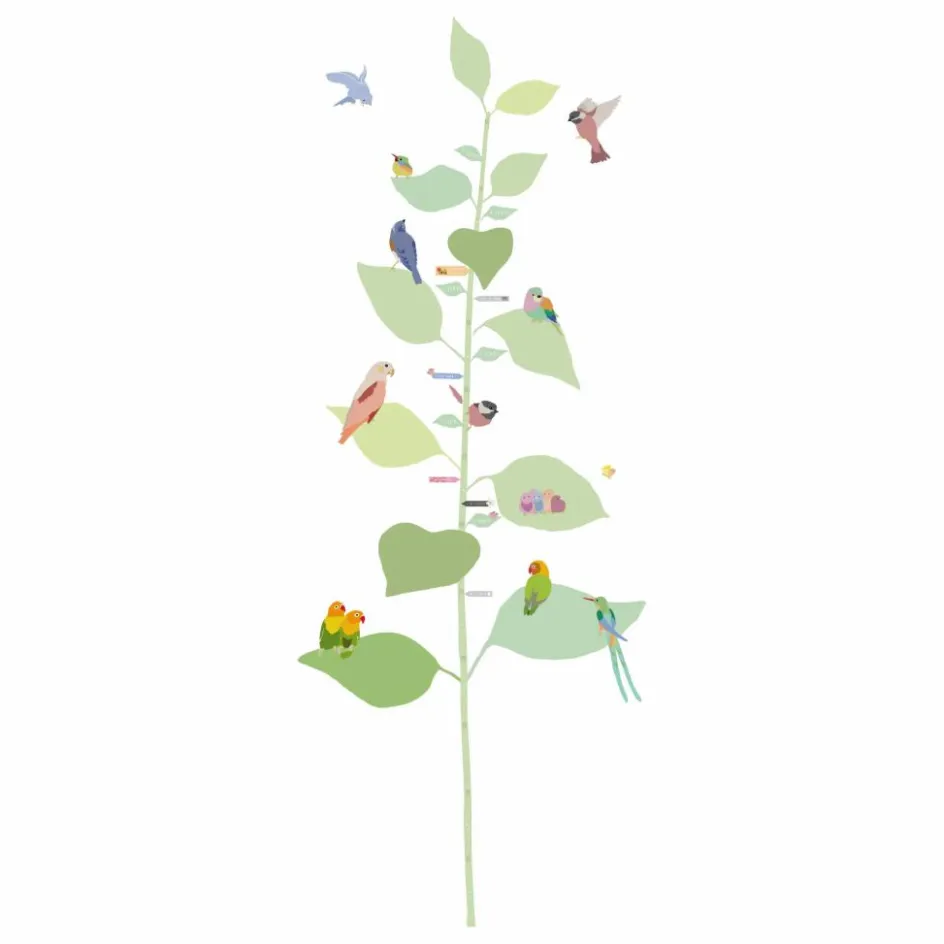 Best Toise With The Birds -EN Enfant Décoration Murale|Déco Murale Enfant