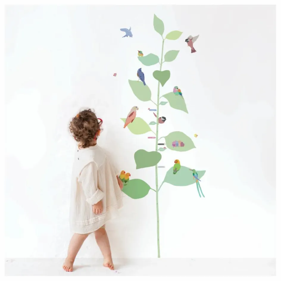 Best Toise With The Birds -EN Enfant Décoration Murale|Déco Murale Enfant