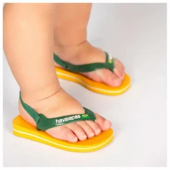 Havaianas Sandales, Nu-Pieds*Tongs Baby Brasil Logo |