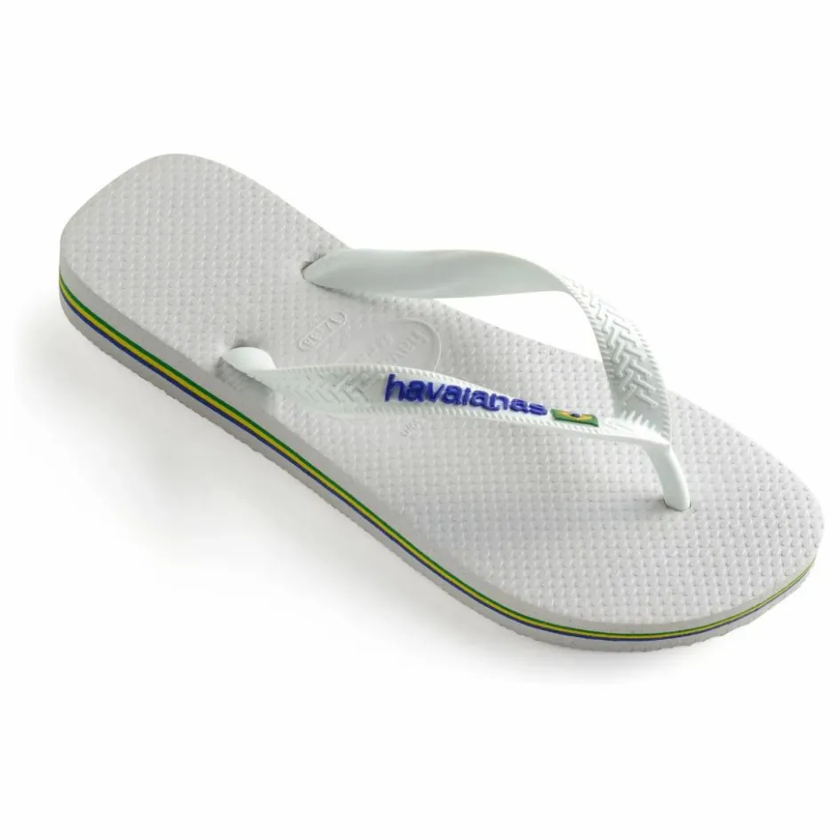 New Havaianas Tongs Brasil Logo | Blanc