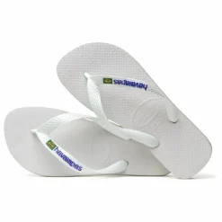 New Havaianas Tongs Brasil Logo | Blanc