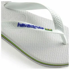 New Havaianas Tongs Brasil Logo | Blanc