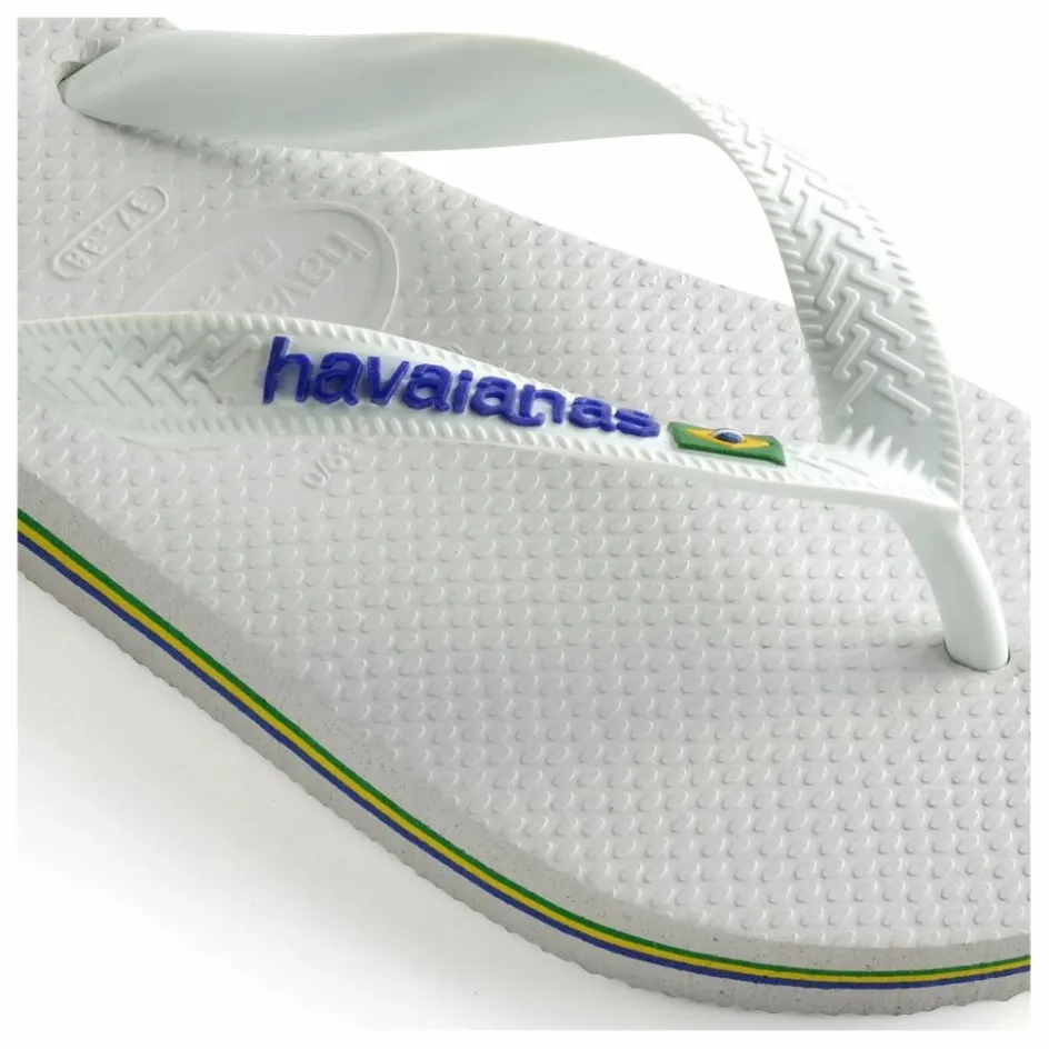 New Havaianas Tongs Brasil Logo | Blanc