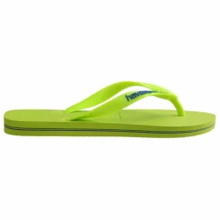 Sale Havaianas Tongs Brasil Logo Néon | Vert
