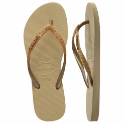 New Tongs Slim Glitter | Femme Sandales, Espadrilles|Sandales, Espadrilles