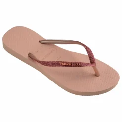 Havaianas Tongs Slim Glitter ||Femme Sandales, Espadrilles|Sandales, Espadrilles