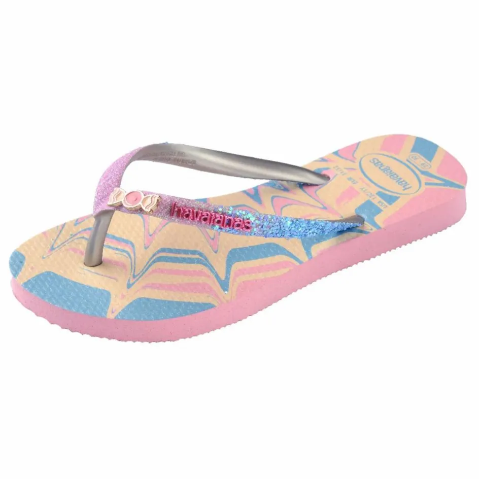 Havaianas Tongs Slim Glitter Trendy ||Enfant Sandales, Espadrilles|Sandales, Espadrilles