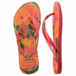 Havaianas Tongs Slim Tropical ||Femme Sandales, Espadrilles|Sandales, Espadrilles
