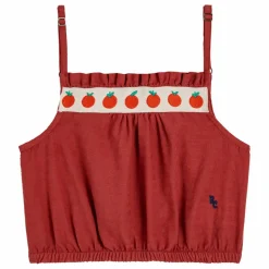 Bobo Choses Top à Bretelles Brodé Tomates ||Enfant Blouses, T-Shirts