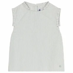 Petit Bateau Top Bictoire Popeline Coton Bio ||Enfant Blouses, T-Shirts