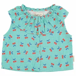 Clearance Piupiuchick Top Cherry | Turquoise