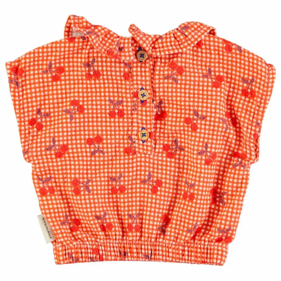 Enfant Piupiuchick Blouses, T-Shirts|Blouses, T-Shirts*Top Cherry Vichy |