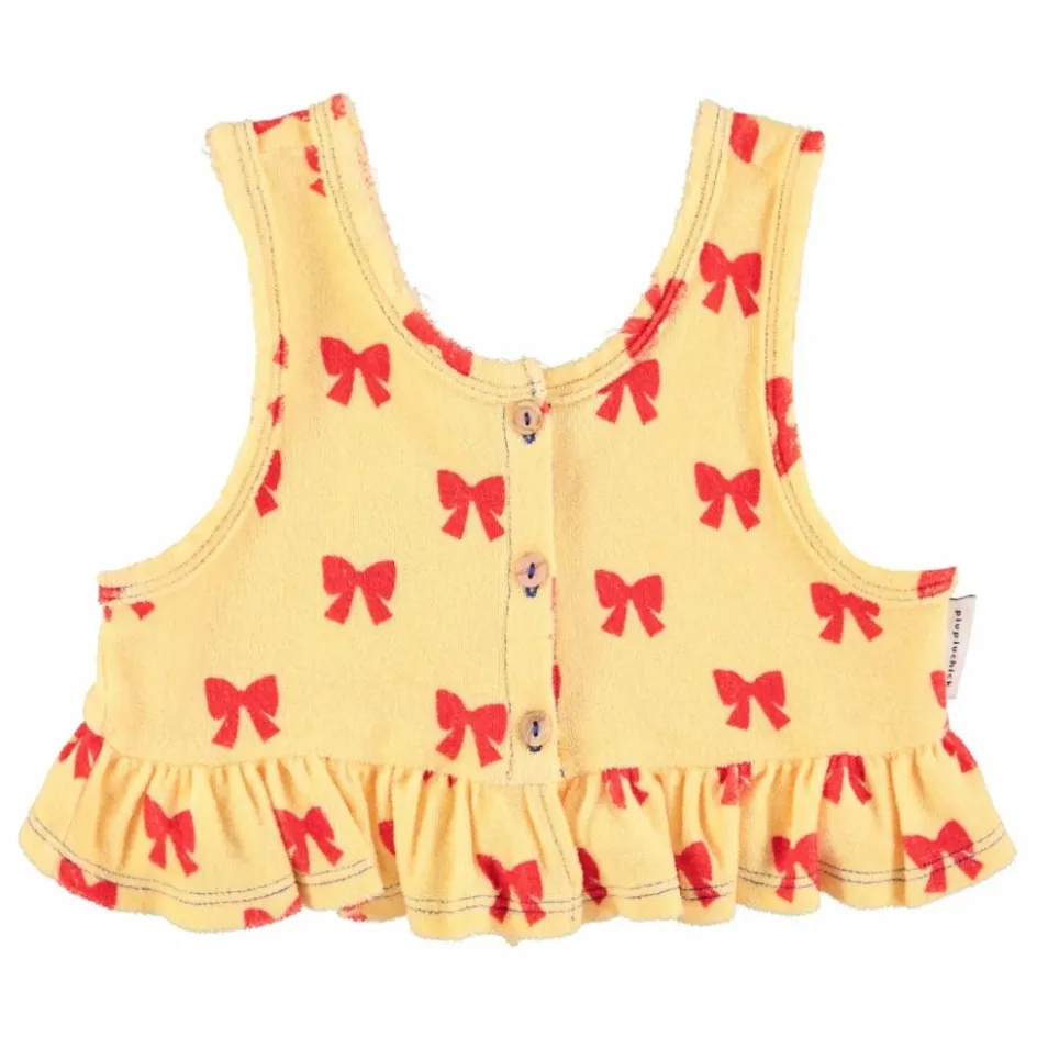 Piupiuchick Top Court Nœud Eponge Bio ||Enfant Blouses, T-Shirts|Blouses, T-Shirts